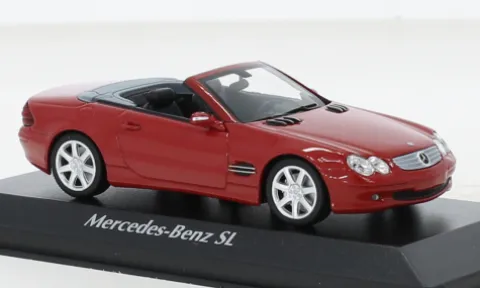 Mercedes SL-Klasse (R230), rot, 2001, 1:43, Maxichamps