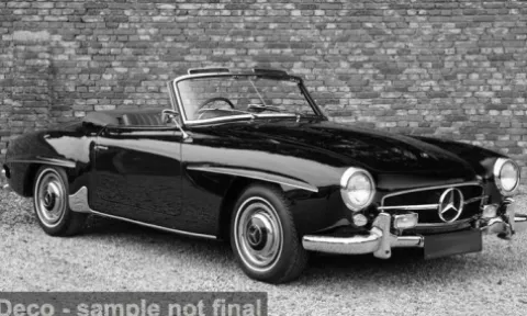 Mercedes 190 SL (W121), schwarz, 1955, 1:18, I-Norev