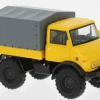 Mercedes Unimog U406, gelb/grau, 1:64, Schuco