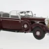 Mercedes 770 (W150) Cabriolet, dunkelrot/schwarz, 1938, 1:18, MCG