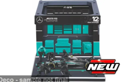 Mercedes W16, Formel 1, 2025, Mercedes AMG Petronas F1, #12, K.Antonelli, 1:43, Bburago