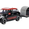 Mini Cooper S All4 Countryman, schwarz/rot, 1:24, Motormax