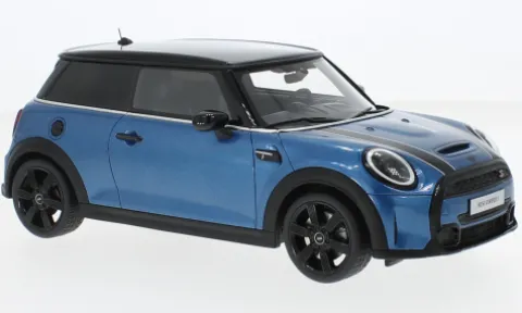 Mini Cooper S, blau/schwarz, 2021, 1:18, Ottomobile