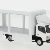 Mitsubishi Fuso Canter, weiss, 1:64, Tarmac Works