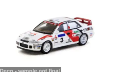Mitsubishi Lancer Evolution II, Rally Hong Kong-Peking, 1994, #3, K.Eriksson/S.Parmander, 1:64, Tarmac Works