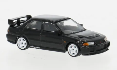 Mitsubishi Lancer GSR Evolution III, schwarz, 1:64, Tarmac Works