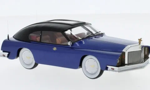 Mohs Ostentatienne Opera Sedan, blau/schwarz, 1967, 1:43, Matrix