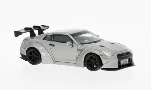 Nissan GTR 35, silber, 1:87, Micro City 87