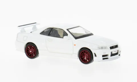 Nissan GTR 34, weiss, 1:87, Micro City 87