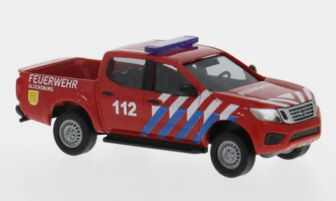 Nissan Navara D231, 2015, Feuerwehr Glücksburg, 1:87, Busch