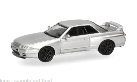 Nissan Skyline GTR (R32), silber, 1:87, Micro City 87