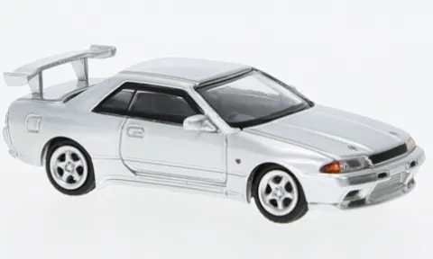 Nissan Skyline GT-R (R32), silber, 1:87, Lang Feng Model