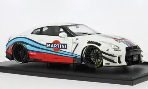 Nissan GT-R, Martini, 1:18, Solido