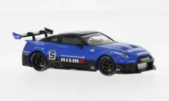 Nissan GTR R-35, blau/schwarz, 2025, 1:64, Mini GT