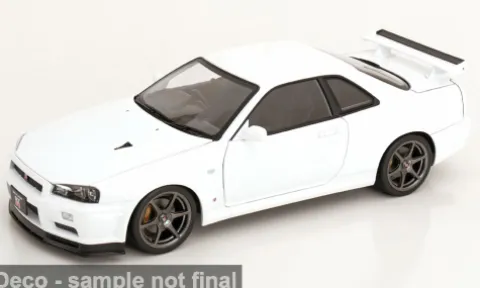 Nissan GT-R R34 V-Spec II, weiss, 2001, 1:12, KK Scale