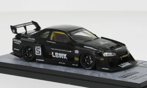 Nissan LB-ER34 Super Silhouette Skyline, schwarz, 1:43, Tarmac Works