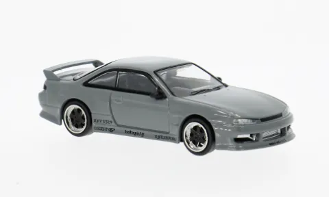 Nissan Silvia (S14), grau, 1:64, Tarmac Works