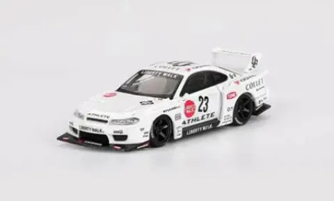 Nissan Silvia S15 LB-Super Silhouette Athlete, weiss, 2024, 1:64, Mini GT