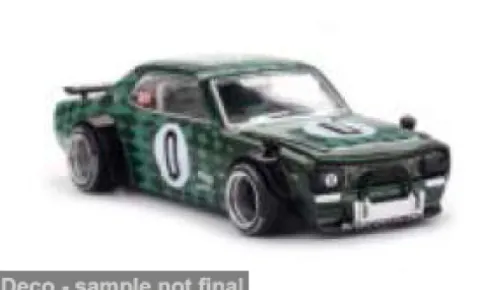 Nissan Skyline GT-R (KPGC10), grün, 1969, 1:64, Mini GT