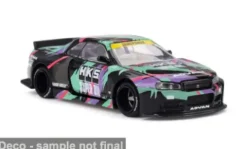 Nissan Skyline GT-R (R34), grün/violett, 1999, 1:64, Mini GT