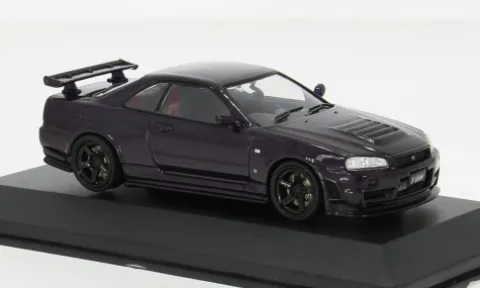 Nissan Skyline GT-R (R34), violett, 1:43, Solido