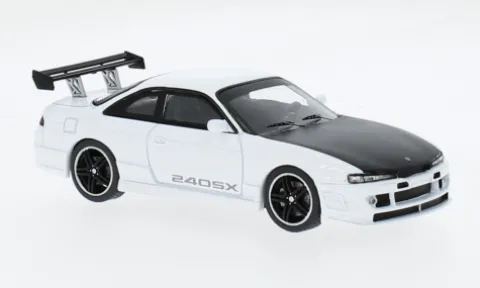 Nissan 240 SX (S14), weiss/schwarz, 1997, 1:43, IXO