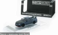 Nissan Top Secret BNR34 (TAS JP26), dunkelblau/carbon, 1:64, BM Creations