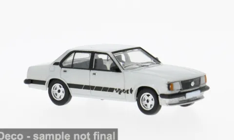 Opel Ascona B Sport, silber/Dekor, 1979, 1:87, PCX87