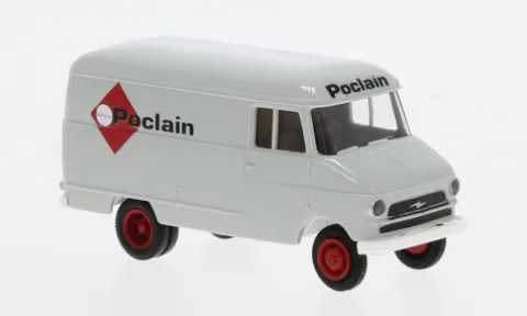 Opel Blitz Kasten A, 1959, Poclain, 1:87, Brekina