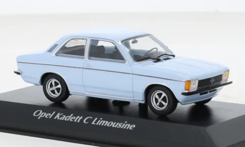 Opel Kadett C Berlina, hellblau, 1978, 1:43, Maxichamps