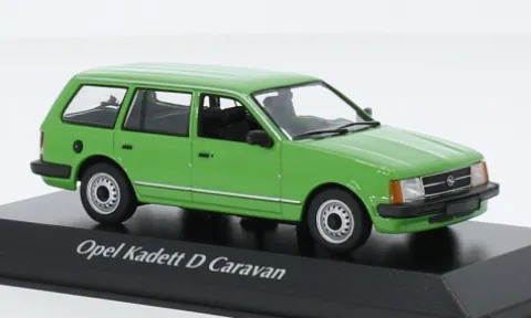 Opel Kadett D Caravan, grün, 1979, 1:43, Maxichamps