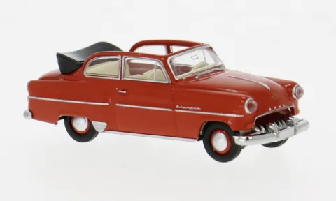 Opel Olympia Cabrio, hellrot, 1954, 1:87, Brekina