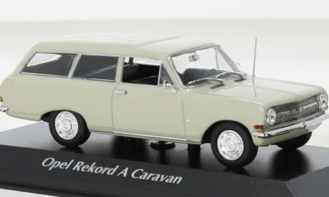 Opel Rekord A Caravan, beige, 1962, 1:43, Maxichamps