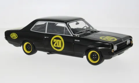 Opel Rekord C, 1967, Schwarze Witwe, #201, 1:18, MCG