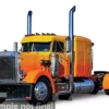 Peterbilt 359, orange, 1981, 1:64, IXO America