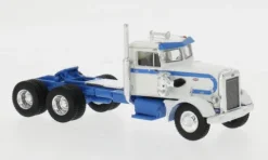 Peterbilt 281, weiss/blau, 1955, 1:87, Brekina