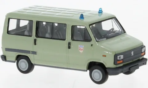 Peugeot J5 Bus, 1982, Police CRS, 1:87, Brekina
