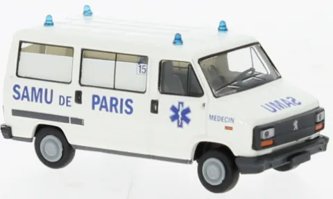 Peugeot J5 Bus, 1982, Samu de Paris (FR), 1:87, Brekina