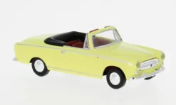 Peugeot 403 Cabriolet, hellgelb, 1956, 1:87, Brekina
