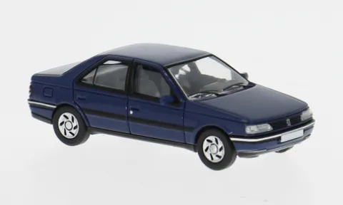Peugeot 405, dunkelblau, 1987, 1:87, PCX87