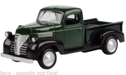 Plymouth Pick Up, dunkelgrün/schwarz, 1941, 1:43, Motormax