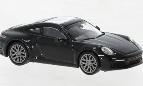 Porsche 911 (992) Carrera 4S, schwarz, 2019, 1:87, Minichamps