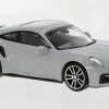 Porsche 911 (992) Turbo S, grau, 2020, 1:87, Minichamps