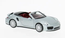 Porsche 911 (991) Turbo, silber, 1:87, Herpa