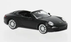 Porsche 911 Cabriolet, schwarz, 2012, 1:87, Minichamps