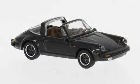 Porsche 911 Carrera 3.2 Targa, schwarz, 1:87, Schuco