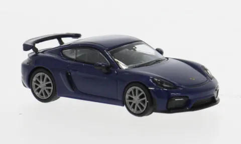Porsche 718 Cayman GT4 (981), blau, 2019, 1:87, Minichamps