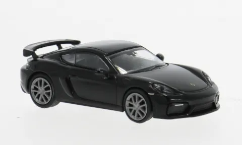 Porsche 718 Cayman GT4 (981), schwarz, 2019, 1:87, Minichamps