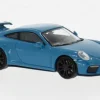 Porsche 911 GT3, blau, 2017, 1:87, Minichamps
