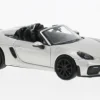 Porsche 718 Spyder (981), silber, 2019, 1:87, Minichamps